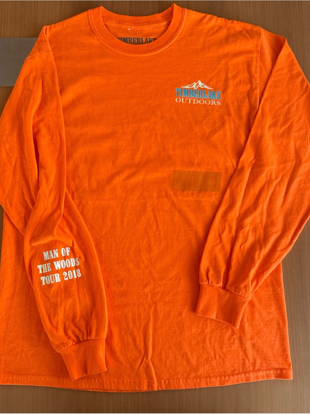 Authentic 2018 Justin Timberlake Long Sleeve Concert T-shirt SZ M